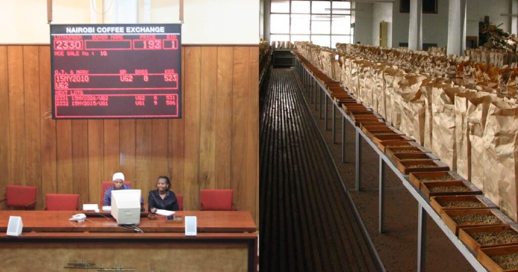 The Nairobi Coffee Exchange (NCE) in Kenya
