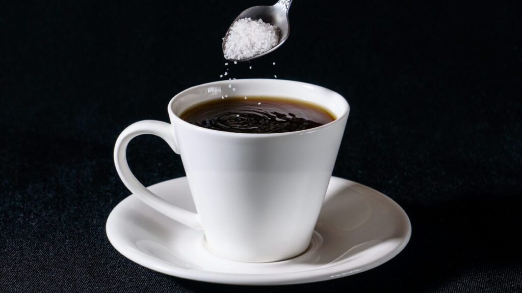 combination of coffee and salt