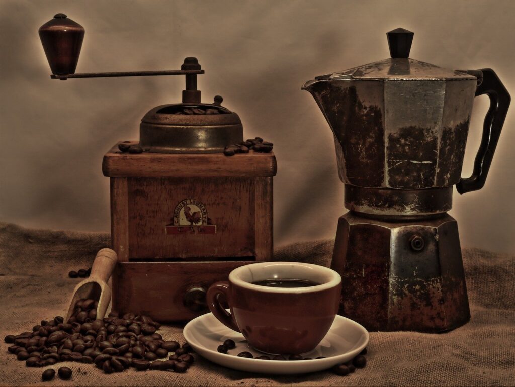 History of the first Coffee Grinder?
